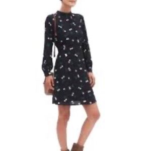 Banana Republic | Navy Print Dress | Size 4